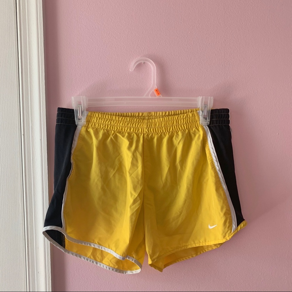 Dri-Fit Yellow Nike Shorts